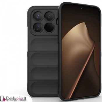 Magic Shield guminis dėklas - juodas (Xiaomi 15T Pro) Magic Shield guminis dėklas - juodas (Xiaomi 15T Pro)